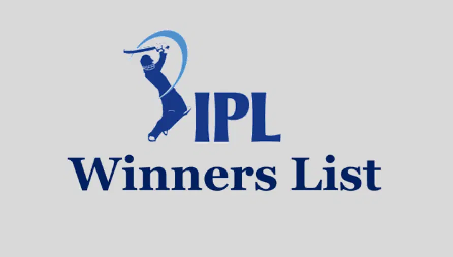 IPL Winners List